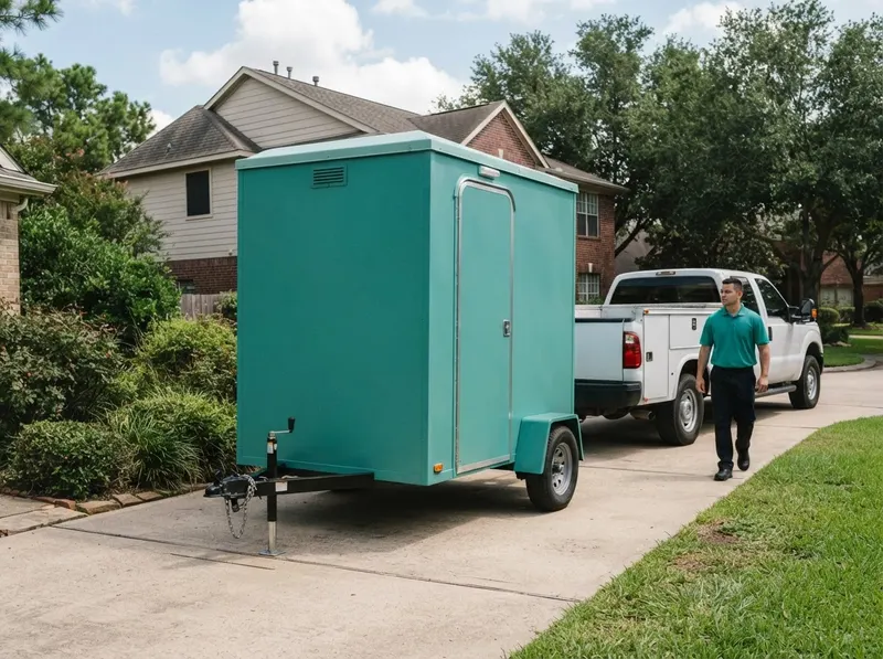 Towable Mobile Restroom Trailers in Houston, TX